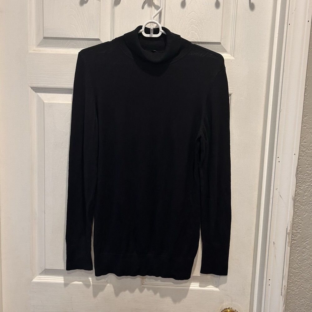Hema Slim Fit Merino Viscose Nylon Turtleneck Women’s Large‎ Capsule Minimalist